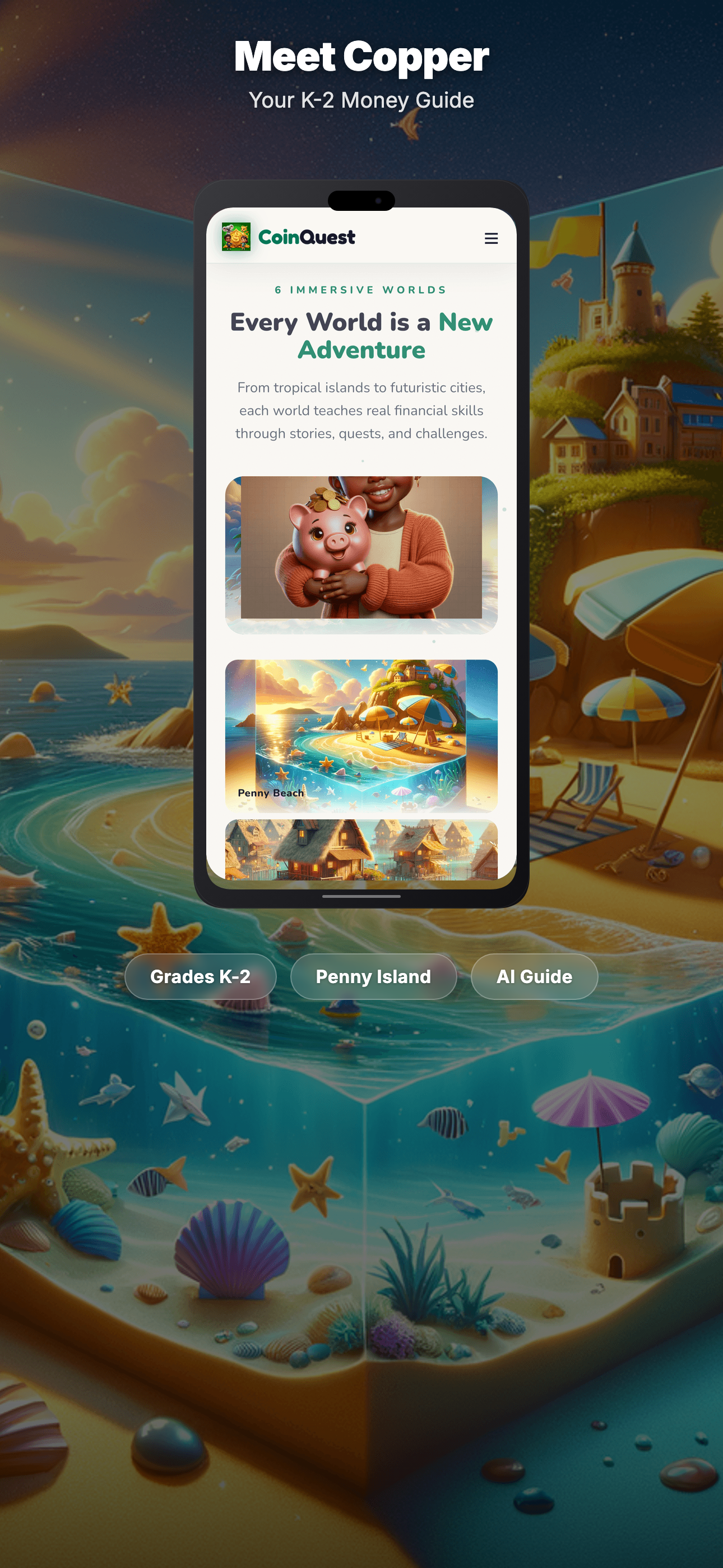 CoinQuest app screen 3