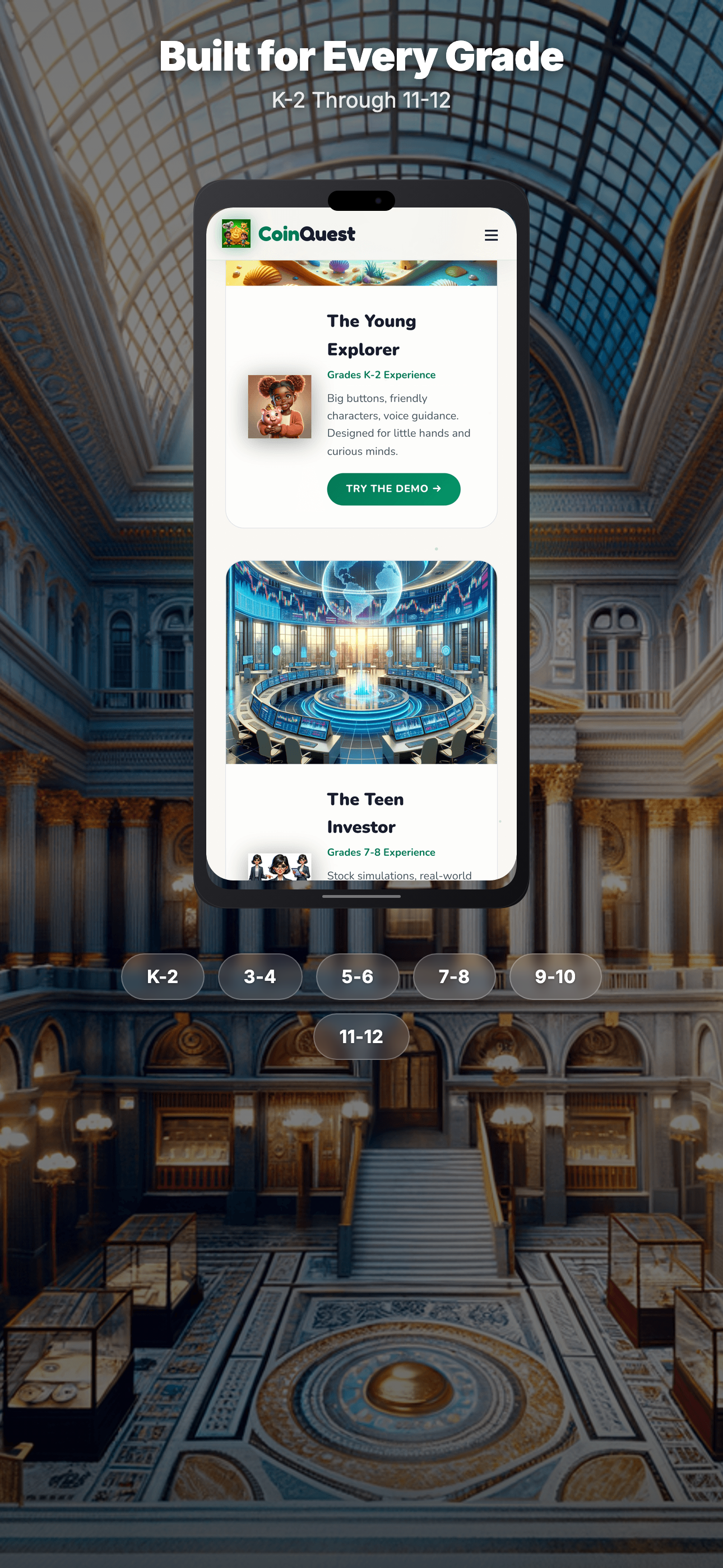 CoinQuest app screen 9